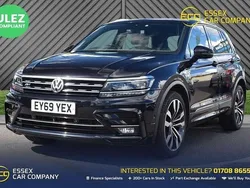 Black Used 2019 VW Tiguan R-line SUV | £19,989 (Fair price)