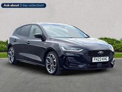 Black Used 2023 Ford Focus ST-Line X Hatchback | £16,930 (Fair price)
