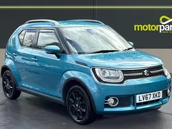 Neon blue metallic Used 2017 Suzuki Ignis SZ5 Hatchback | £9,250 (Fair price)