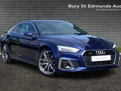 Blue Used 2022 Audi A5 S-Line Coupe | £27,275 (Fair price)