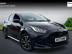 Black Used 2023 Toyota Yaris Hybrid Design Hatchback | £17,958 (Fair price)