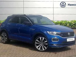 Blue Used 2021 VW T-Roc R-line SUV | £20,695 (Fair price)