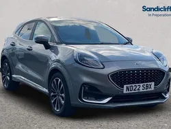 Solar silver (premium paint) Used 2022 Ford Puma Gen-E Hatchback | £16,818 (Fair price)