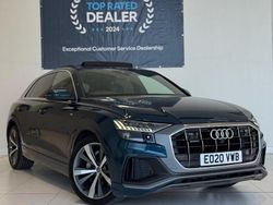 Blue Used 2020 Audi Q8 S-Line SUV | £33,995 (Fair price)