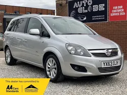 Silver Used 2013 Vauxhall Zafira Design Edition MPV | £3,490 (Fair price)