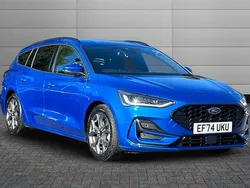 Desert island blue Used 2024 Ford Focus ST-Line Estate | £21,150 (A bit pricey)