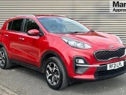 Red Used 2021 Kia Sportage 2 SUV | £15,020 (Fair price)