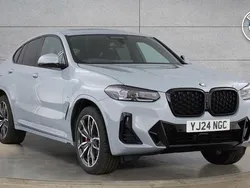 Grey Used 2024 BMW X4 M Sport SUV | £47,850 (Fair price)