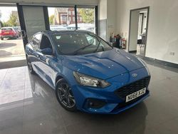 Blue Used 2019 Ford Focus ST-Line Hatchback | £8,495 (Fair price)