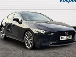 Black Used 2025 Mazda 3 Exclusive-Line Hatchback | £21,950
