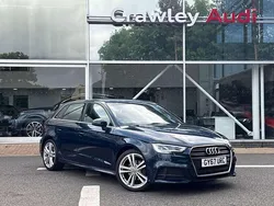Blue Used 2017 Audi A3 S-Line Hatchback | £14,750 (Fair price)