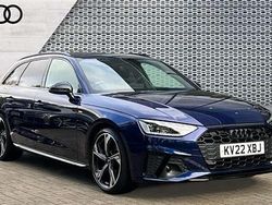 Blue Used 2022 Audi A4 Black Edition Estate | £22,772 (Fair price)