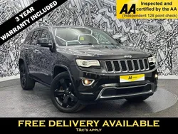 Black Used 2014 Jeep Grand Cherokee Overland SUV | £12,995 (Fair price)