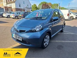 Blue Used 2008 Toyota Aygo Hatchback | £1,995 (Fair price)