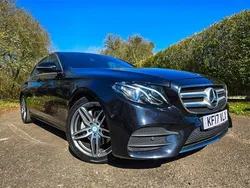 Black Used 2017 Mercedes E220 AMG line Sedan | £14,980 (Fair price)