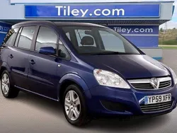 Blue Used 2010 Vauxhall Zafira MPV | £3,990 (Expensive)