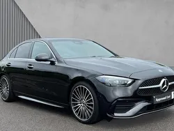 Obsidian black metallic New 2025 Mercedes C200 AMG Line Premium Plus Sedan | £42,890