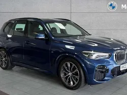 Blue Used 2022 BMW X5 M Sport SUV | £45,943 (Good price)