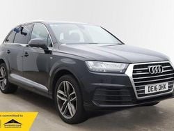 Black Used 2016 Audi Q7 S-Line SUV | £19,750 (Fair price)