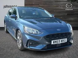 Blue Used 2020 Ford Focus ST-Line Hatchback | £10,990 (Fair price)
