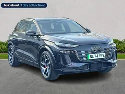 Black Used 2025 Audi Q6 e-tron Business SUV | £59,325 (Super price)
