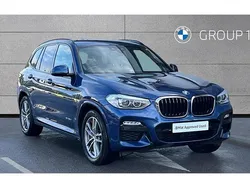 Phytonic blue Used 2018 BMW X3 M Sport SUV | £24,475 (Fair price)