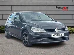 Grey Used 2018 VW Golf VII SE Hatchback | £9,995 (Good price)