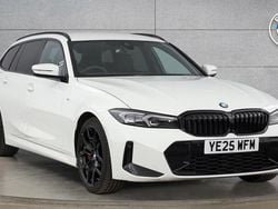 White Used 2025 BMW 320 M Sport Estate | £35,840 (Expensive)