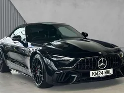 Obsidian black metallic Used 2024 Mercedes SL55 AMG Premium Plus Cabriolet | £98,244 (A bit pricey)