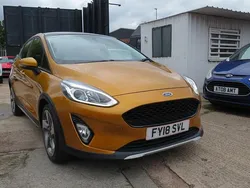 Yellow Used 2018 Ford Fiesta Active X Hatchback | £7,495 (Good price)