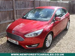 Red Used 2015 Ford Focus Titanium X Hatchback | £5,397 (Fair price)