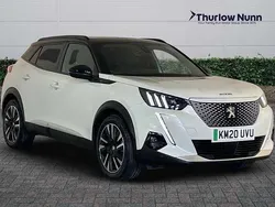 White Used 2020 Peugeot e-2008 GT-line SUV | £11,240 (Fair price)