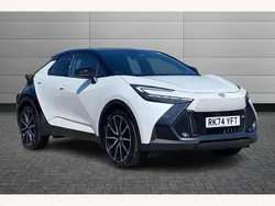 Platinum white Used 2024 Toyota C-HR Sport SUV | £30,595 (Fair price)