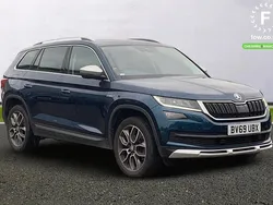 Blue Used 2019 Skoda Kodiaq Scout 4x4 SUV | £23,599 (Fair price)