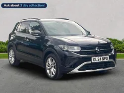 Black Used 2024 VW T-Cross Match SUV | £18,190 (Fair price)