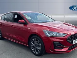 Red Used 2022 Ford Focus ST-Line Hatchback | £15,813 (Fair price)