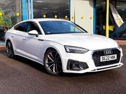 Ibis white Used 2022 Audi A5 Sportback S-Line Hatchback | £22,989 (Fair price)