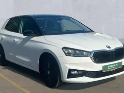 Moon white metallic black magic pearl effect Used 2025 Skoda Fabia Design Edition Hatchback | £18,295 (Fair price)
