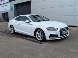White Used 2017 Audi A5 S-Line Coupe | £17,950 (Super price)