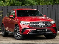 Red Used 2024 Mercedes GLC300 AMG line Coupe | £51,498