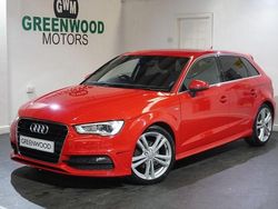 Red Used 2015 Audi A3 Sportback S-Line Hatchback | £7,690 (Fair price)