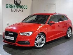 Red Used 2015 Audi A3 Sportback S-Line Hatchback | £7,690 (Fair price)