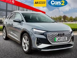 Grey Used 2021 Audi Q4 e-tron S-Line SUV | £20,490