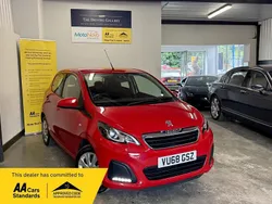 Red Used 2018 Peugeot 108 Active Hatchback | £5,995 (Fair price)