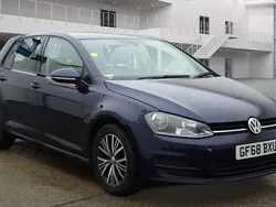 Blue Used 2018 VW Golf VII SE Hatchback | £12,290 (Fair price)
