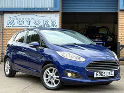 Blue Used 2015 Ford Fiesta Zetec Hatchback | £5,995 (Fair price)