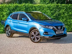 Blue Used 2018 Nissan Qashqai N-Connecta SUV | £8,625 (Good price)