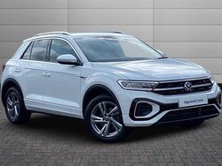 Pure white Used 2025 VW T-Roc R-line SUV | £27,950 (Fair price)