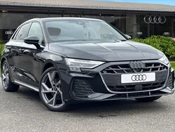 Black New 2025 Audi A3 Sportback Black Edition Hatchback | £32,805