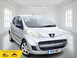 Silver Used 2011 Peugeot 107 Hatchback | £3,985 (Fair price)